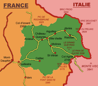 Carte du Queyras