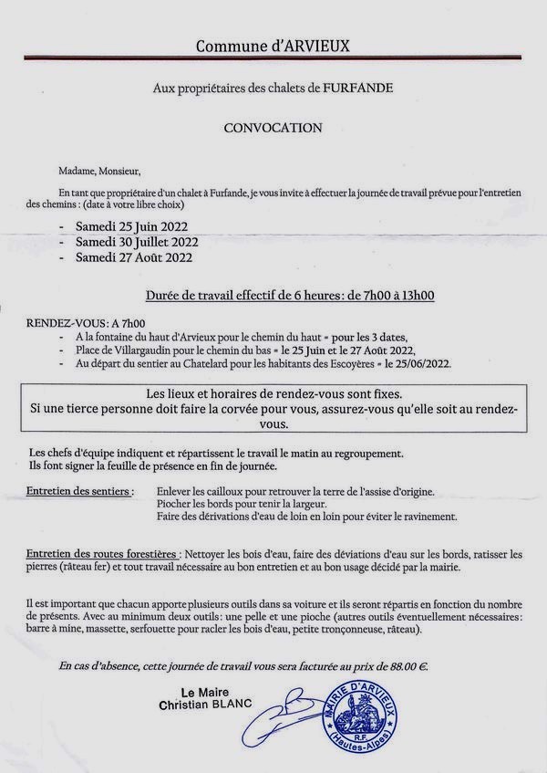taxes de voirie 2022